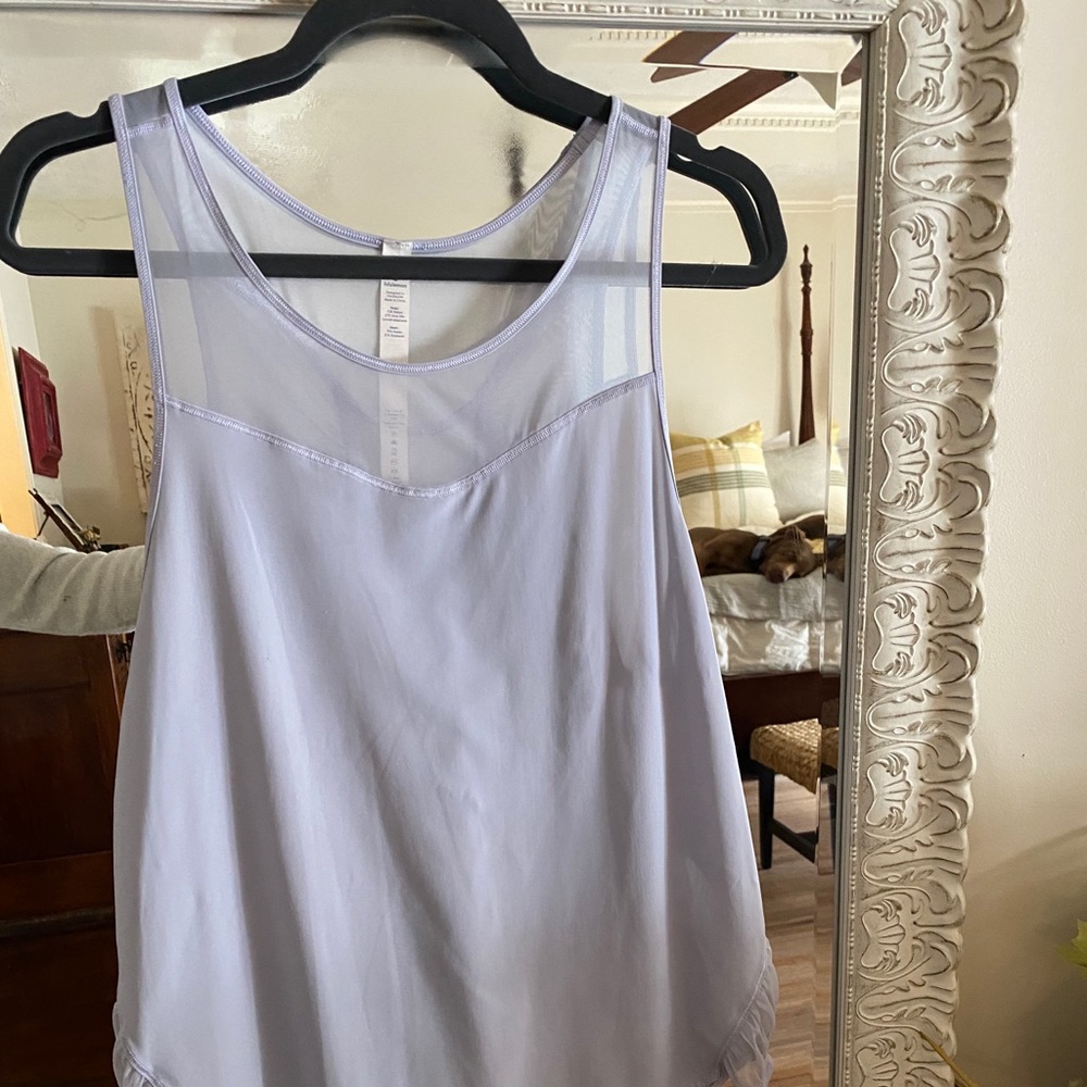 Lululemon Size 10 light Blue Tank